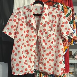 Floral Button-Up Shirt